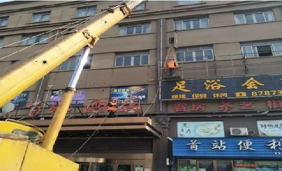 泸县安装较高的门店招牌有什么好的方法？